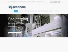 Tablet Screenshot of prochem.ie