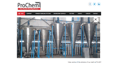 Desktop Screenshot of prochem.co.in