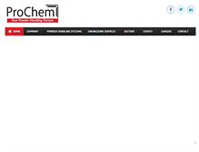 Tablet Screenshot of prochem.co.in